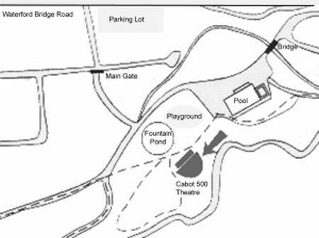 Map of Bowring Park